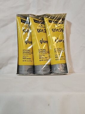 Got2b glued Styling Spiking Glue - Yellow (3 Pack)